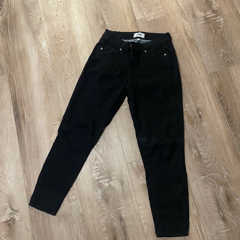 Paige Black Verdego Crop Jegging